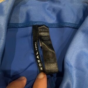 Great condition ankle length Royal Blue Koral XS leggings